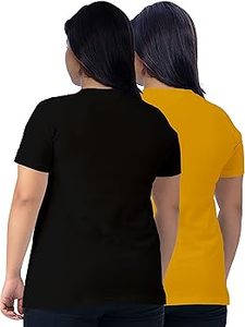 เสื้อยืดผู้หญิงกันขนร่วง ทรงยาว ซิลลูเอทแบบยาว  ใช้งานได้หลากหลาย หลายสี ขายส่ง - Product Image 2