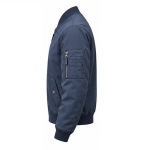 Chaqueta Bomber para Hombre, Proveedor Mayorista, Personalización OEM/ODM, Marca Privada, Tela de Poliéster, Ropa Deportiva, Compras al por Mayor - Product Image 3