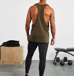 Men's Cut Out Sleeveless Shirt Gym <b>Stringer</b> <b>Vest</b> Blank Workout T-Shirt Muscle Tee Bodybuilding Tank Top Fitness Clothing - Product Image 6
