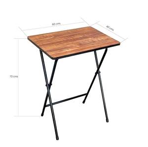 Mesa plegable de metal para computadora portátil, para trabajar desde casa, escritorio plegable para estudio u oficina. - Product Image 5