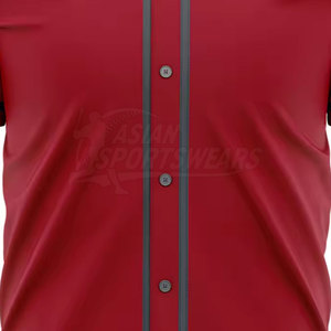 Durable Mesh Fabric Breathable Short Baseball Jersey Comfortable Fit Practice Ready Team Sportswear Premium Quality Lightweight - Product Image 6