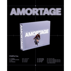 JISOO MINI ALBUM AMORTAGE EXCLUSIVE EDITION CD de musique Kpop officiel original scellé avec photocards et cartes postales - Product Image 1