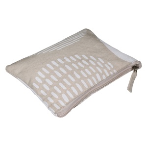 Wholesale Customized Zipper Closure Travel Cotton Canvas <b>Makeup</b> Bag Blank Plain Cosmetic <b>Case</b> for Women in Fashion Style - Product Image 5