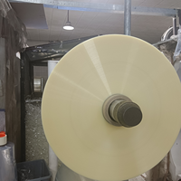 Rouleaux de film rétractable rigide transparent en PVC de qualité alimentaire 40 microns, résistant à l'humidité, pour étiquettes de boissons