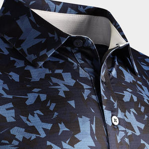 Polos de sublimation pour hommes, personnalisés, à manches courtes, col classique, imprimés sur toute la surface, respirants, idéaux pour les tenues d'équipe - Product Image 4