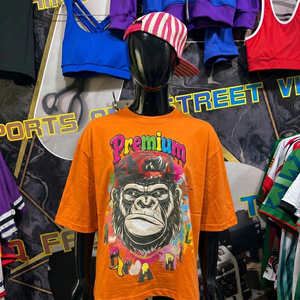 T-shirt en coton personnalisé à col rond avec logo imprimé, tissu doux, vente en gros, marque privée disponible - Product Image 1