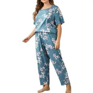 Pijamas Personalizadas de Alta Calidad, 2 Piezas, Manga Larga, Súper Suaves, Ropa de Dormir Cálida para Mujer - Product Image 1