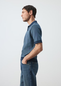 Pull tricoté décontracté pour homme à imprimé golf, mélange polyester/coton, manches courtes, respirant, écologique - Product Image 3