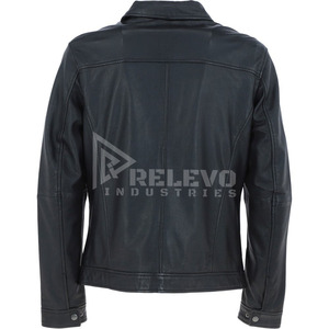 Veste en cuir pour homme sur mesure OEM/ODM, fabricant de manteaux de motard en cuir véritable, vêtements d'extérieur de haute qualité - Product Image 6