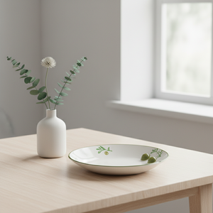 Plato Lateral de Porcelana Fina de Primera Calidad 3460985D-20, Nuevo, con Estampado de Rama de Olivo y Fruta - Product Image 6