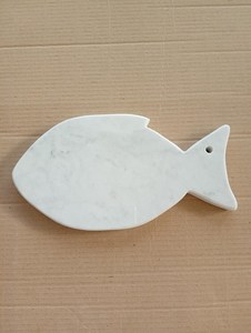 Planche à découper en marbre naturel avec manche en bois, épaisseur 1,5 cm, compatible lave-vaisselle, pour maisons éco-responsables, réutilisable - Product Image 3