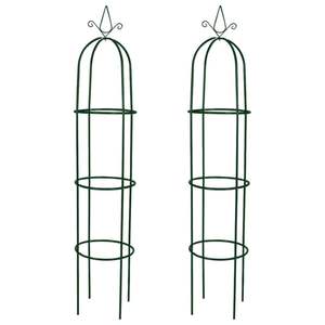 Arco de Jardín de Hierro Verde Oscuro, Diseño Decorativo Estándar, Enrejado y Puertas - Product Image 2