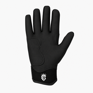 Guantes de bateo Shahi Impex de cuero sintético negro para edición limitada de calidad premium 100% cuero CABRETTA para SOFTBALL - Product Image 2
