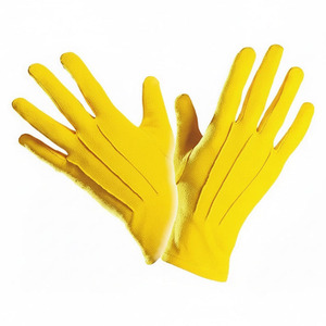 Guantes de algodón blancos con bordado de flores azules hasta la muñeca, guantes casuales de algodón, guantes de regalia masónica. - Product Image 6