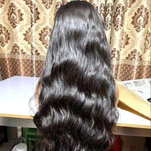 Perruques en cheveux humains vierges Remy 100% vietnamiens de haute qualité à prix abordable, bouclées, avec dentelle frontale HD. - Product Image 1