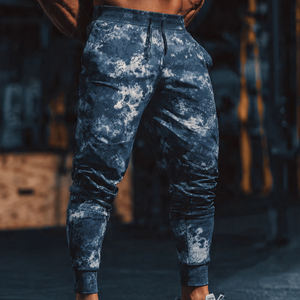 Pantalones Deportivos de Gimnasio para Hombre, de Forro Polar, Gruesos, Transpirables, Resistentes al Viento, Ecológicos, con Cordón en la Cintura, para Entrenamiento, de Poliéster/Algodón - Product Image 5