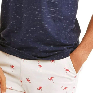 Men Color Blocked Tank Top With Pocket O-Neck Casual Style Knitted Sleeveless Shirt White <b>Navy</b> Red - Product Image 4