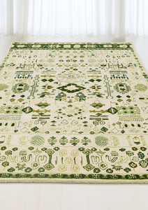 Alfombra de Lana Hecha a Mano Meadow Empress, Diseño Floral Premium, Alfombra de Lana Hecha a Mano, Alfombra Moderna de Lujo, Fabricante de Alfombras en India - Product Image 5
