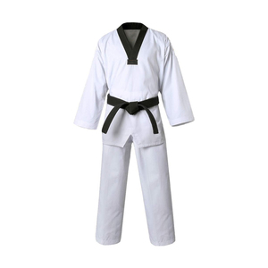Uniforme de Taekwondo Profesional de Color Sólido, 100% Algodón, Ligero, Transpirable, Personalizable, Nuevo Diseño, Gran Venta - Product Image 1