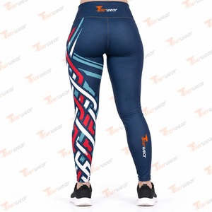 กางเกงเลกกิ้งรัดรูปสำหรับผู้หญิง Tiierwear ระบายอากาศได้ดี พิมพ์ลายแบบ Sublimation - Product Image 6