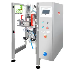 RL420 Máquina de Embalagem Vertical Automática Balança Multihead de Aço Inoxidável para Embalagem de Alimentos Orgânicos em Sacos Bolsas de Filme