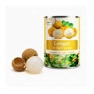 ราคาแข่งขัน ผู้ผลิตเวียดนามจัดหาลำไยกระป๋องแสนอร่อย ได้รับการรับรองมาตรฐาน ISO บรรจุในกระป๋อง A10 - Product Image 1