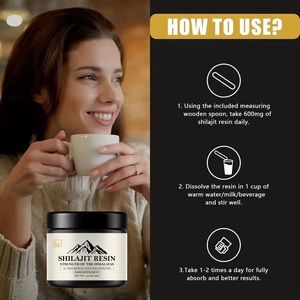 Resina de Shilajit 100% Original OEM/ODM, 30g, Grado Oro Puro, Rica en Ácido Fúlvico, Refuerzo del Sistema Inmunológico para Hombres y Mujeres - Product Image 6