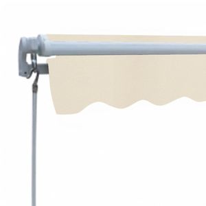 Parasol de lona crema de 10 'X 8' para toldos para protección solar al aire libre - Product Image 4