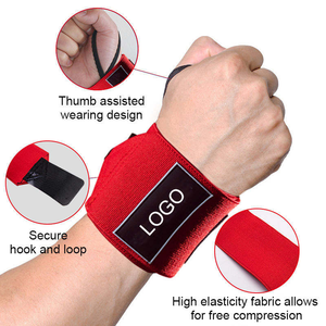 Custom Wrist Wraps <b>Men</b> Women Gym Wrist Support Weightlifting Training Fitness Wholesale Supplier - Product Image 6