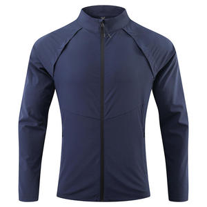 Fall Zipper Pockets Custom Logo Mens Gym <b>Jacket</b> Slim Outdoor Sports <b>Jackets</b> Mens <b>Workout</b> Gym Fitness Zip up Lightweight <b>Jacket</b> - Product Image 2