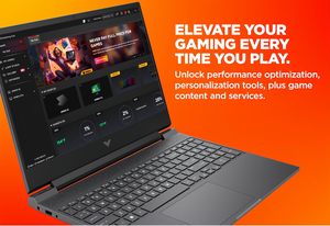 Ordinateur portable de jeu H/ P Vic Tus 15,6 pouces FHD 144 Hz AMD Ryzen 5-7535HS avec SSD RX 6550M (RTX 2050), clavier rétroéclairé, Windows 11 - Product Image 4