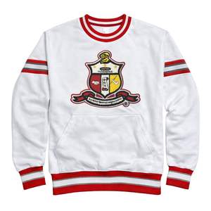 Sudadera de Felpa Premium con el Escudo de Kappa Alpha Psi, Rayas de Chenille, Talla Real, Bordado con Letras Griegas, Ropa de Fraternidad - Product Image 4