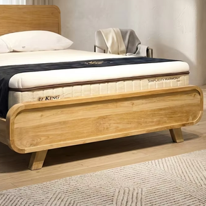 Base de Cama Convertible Salzburg de Madera de Teca Sólida, Muebles Minimalistas para Dormitorio, para Proyectos Personalizados de Hoteles y Apartamentos, Tamaño Queen/King - Product Image 5