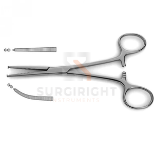 คีมคีบเนื้อเยื่อ Kocher Forceps 1x2 ฟัน ทำจากเหล็กกล้าไร้สนิมเยอรมัน สำหรับผ่าตัด ได้รับการรับรองมาตรฐาน CE ระดับ I สำหรับการผ่าตัดทั่วไป - Product Image 4