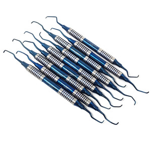 German 9pcs Gracey Curettes <b>Kit</b> Dental Periodontal Surgical Instruments Stainless Steel CE ISO OEM Wholesale Supplier - Product Image 4