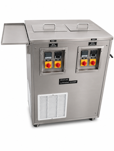 2 Stage Ultrasonic Cleaner Dual Tank <b>Heater</b> & Chilling Zone with Front and Rear Control for Timer Clean <b>in</b> 2 different - Product Image 1
