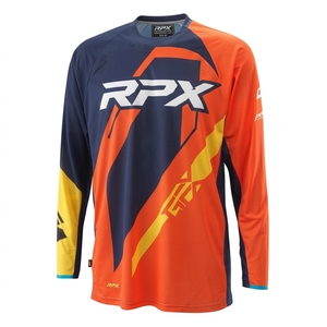 เสื้อเจอร์ซีย์มอเตอร์ครอสพิมพ์ลายแบบซับลิเมชั่น RPX ผ้าโพลีเอสเตอร์ สำหรับขี่มอเตอร์ไซค์วิบาก แข่งรถ แขนยาว - Product Image 3