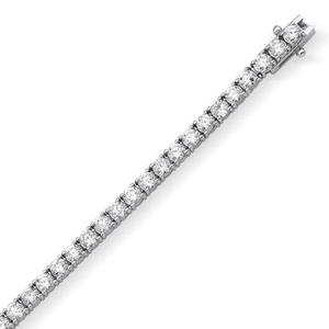 Bracelet tennis moderne en moissanite, taille brillant rond, bijou élégant pour les fêtes, les mariages et le quotidien - Product Image 6