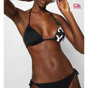 Cheap Price Women's <b>Bikini</b> <b>Set</b> Front Spandex/Polyester Material Customizable Colors Designs OEM Service - Product Image 6