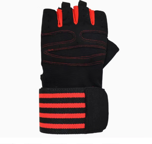 Gants de musculation Hardihood International personnalisés avec logo, respirants, demi-doigts, en polyester, pour entraînement en salle de sport unisexe - Product Image 5