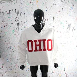 Sweat-shirts OHIO à col montant 450 GSM, broderie personnalisée avec nom, coupe ample et carrée, 100% coton molletonné French Terry - Product Image 5