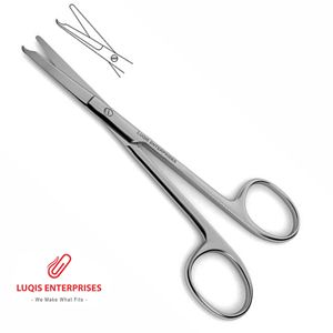 Tijeras para Retirar Suturas Spencer, Rectas, de Acero Inoxidable, Instrumento Quirúrgico - Product Image 4