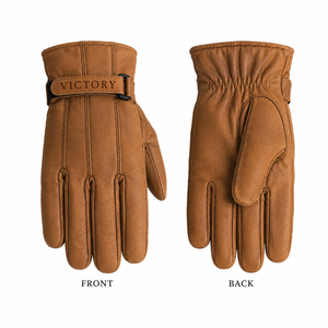 Premium Genuine Leather Winter <b>Gloves</b> for Men & Women Soft <b>Warm</b> Driving Outdoor Fashion <b>Gloves</b> with Adjustable Strap - Product Image 1