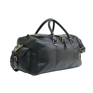 Sac de voyage en cuir véritable à fermeture éclair, style sport moderne, unisexe, grand format, personnalisé par le fabricant, idéal pour la cabine - Product Image 2