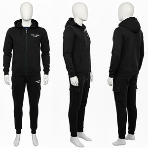 Conjuntos Deportivos de Invierno Unisex al por Mayor, Estilo Urbano, Manga Larga, Cálidos para Exteriores, 100% Algodón, Tallas Grandes, a la Moda - Product Image 1