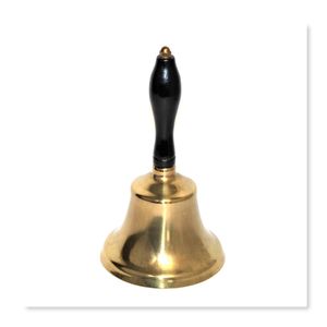 Campana de Mano de Latón con Diseño Sencillo, Campana Mandir Ghanti para Puja, Campana de Mano para el Hogar, Templo, Oración, Decoración Religiosa, Rituales y Uso como Regalo - Product Image 3