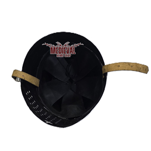 Casco Templario Negro Medieval con Cruz de Latón, Diseño Hecho a Mano, Tema de Armadura de Caballero Cruzado para Exhibición - Product Image 6