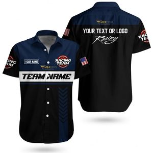 Personnalisez votre design et vos logos Chemises de course Chemises boutonnées Chemise de course F1 Chemises d'équipe de pit crew Fabricant de vêtements de course automobile - Product Image 4
