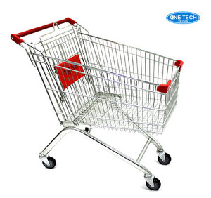 Shopping <b>trolleys</b> / Shopping <b>carts</b> 100L Vietnam One Tech Shopping <b>Cart</b> Mesh Eco-Friendly, Anti-Rust Blue, Red - Product Image 1