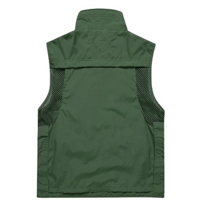 Chaleco de Verano con Cierre Completo, Malla Transpirable, Múltiples Bolsillos, para Hombre, Chaqueta sin Mangas Informal con Muchos Bolsillos - Product Image 6